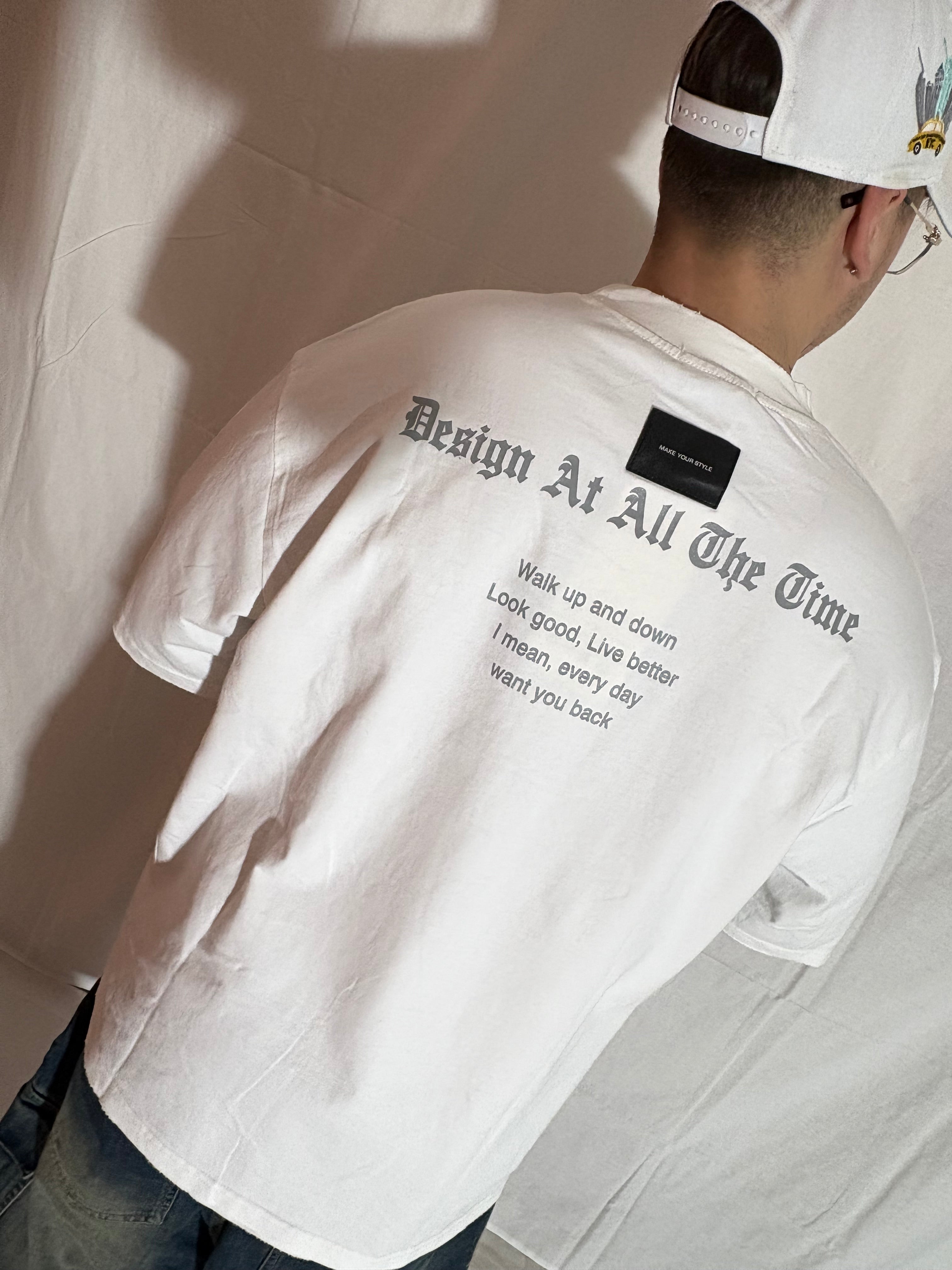 longsleeve white Time