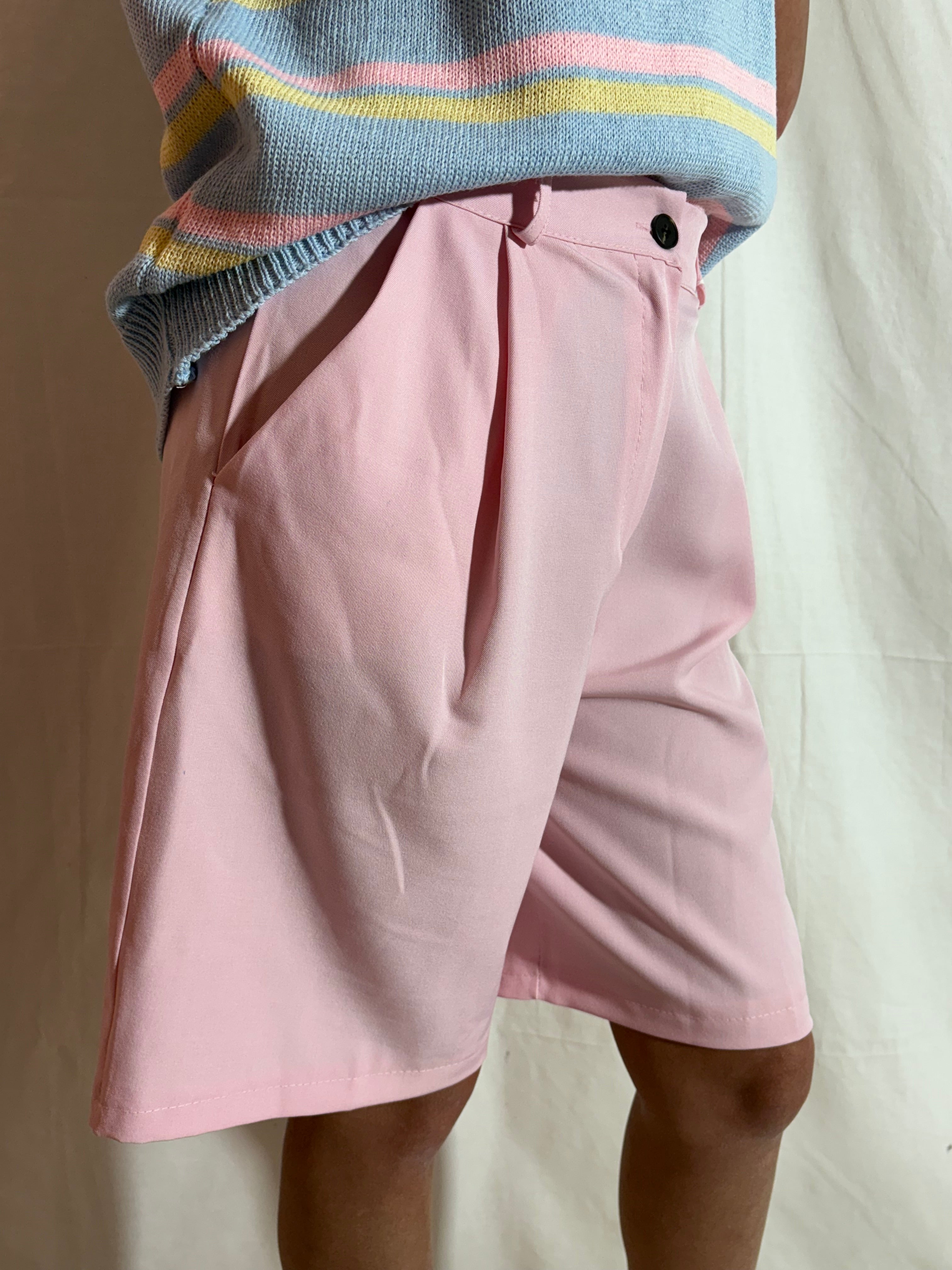 bermuda cotone pink