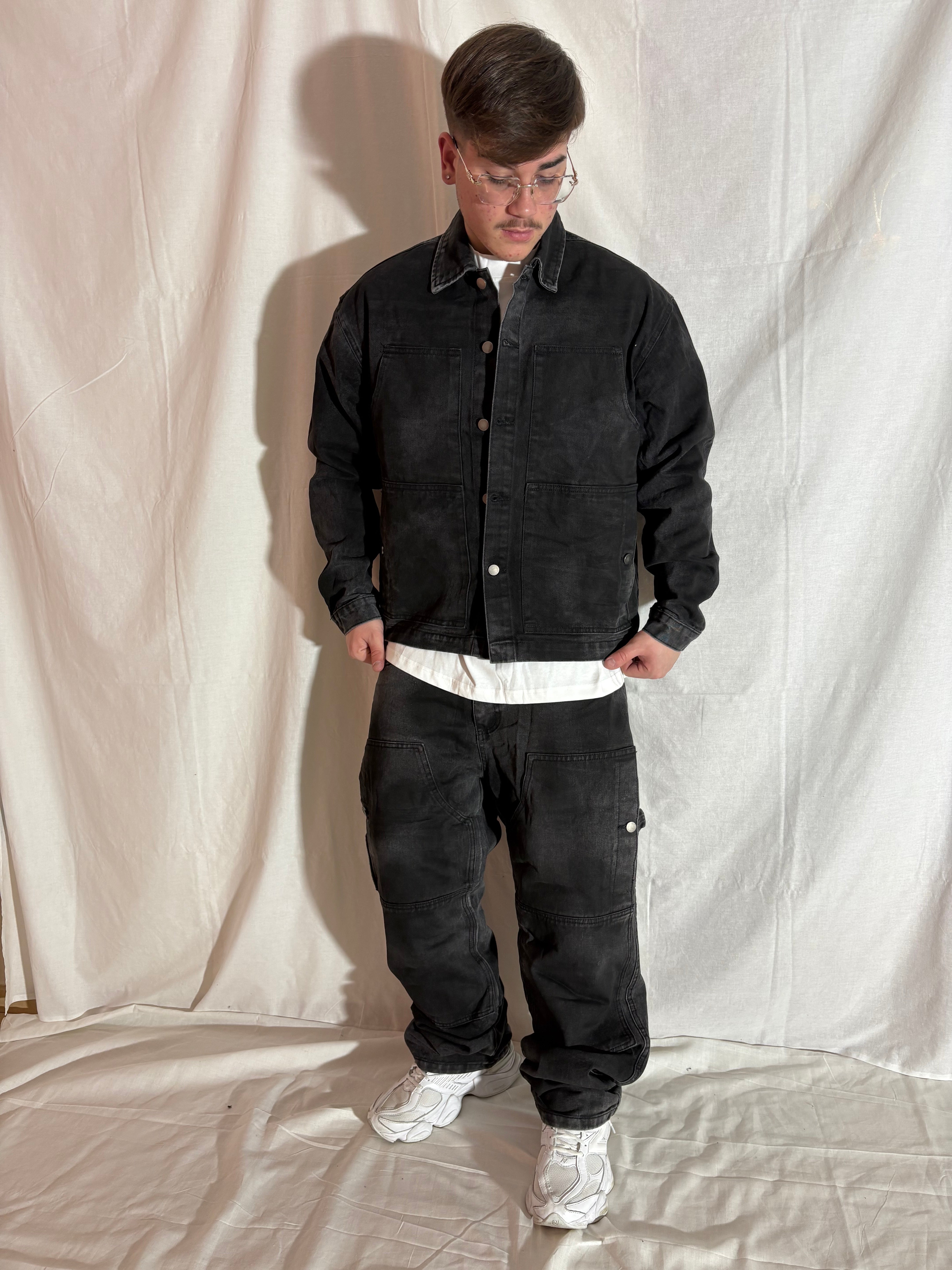 coordinato denim black