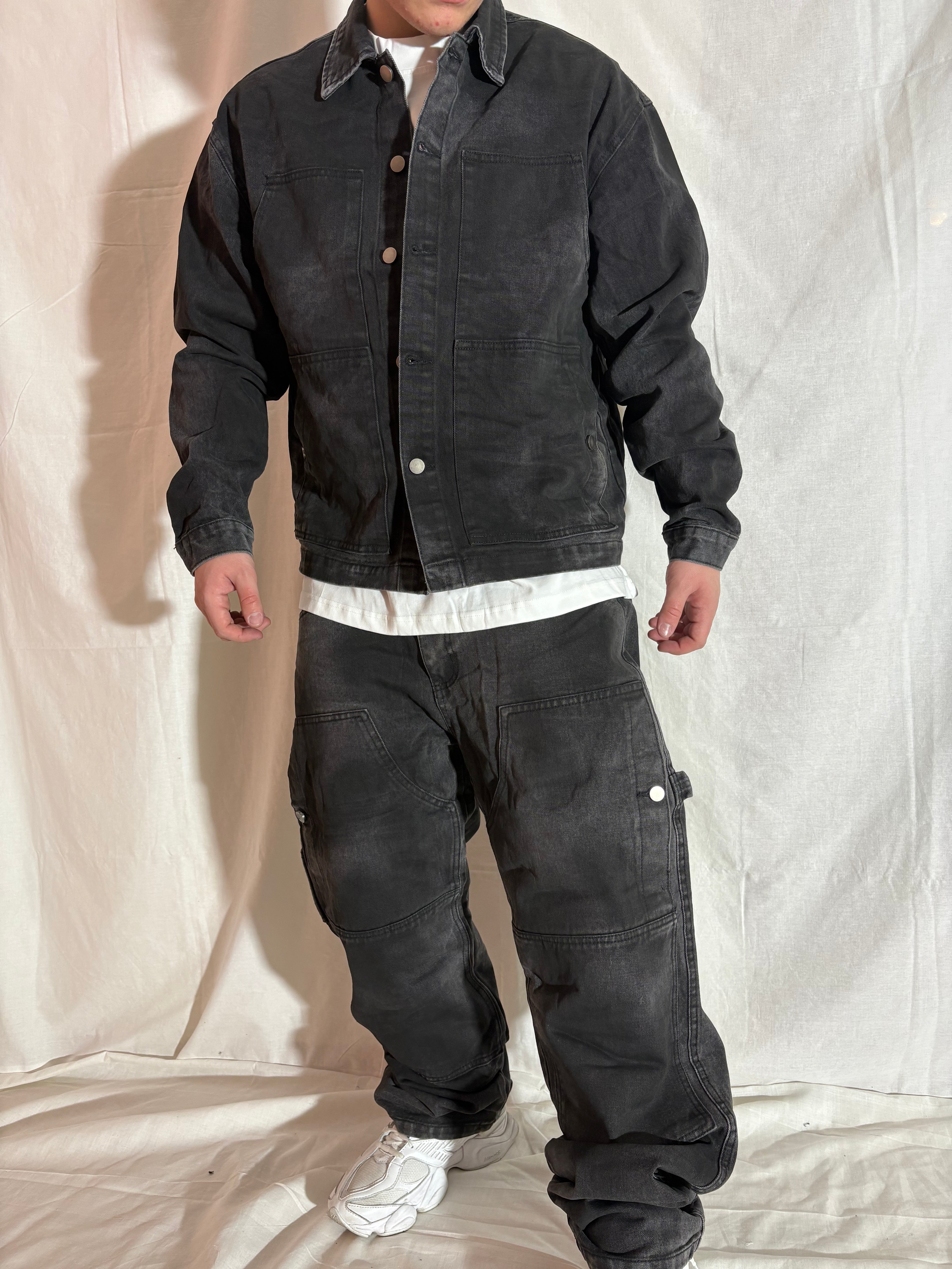 coordinato denim black