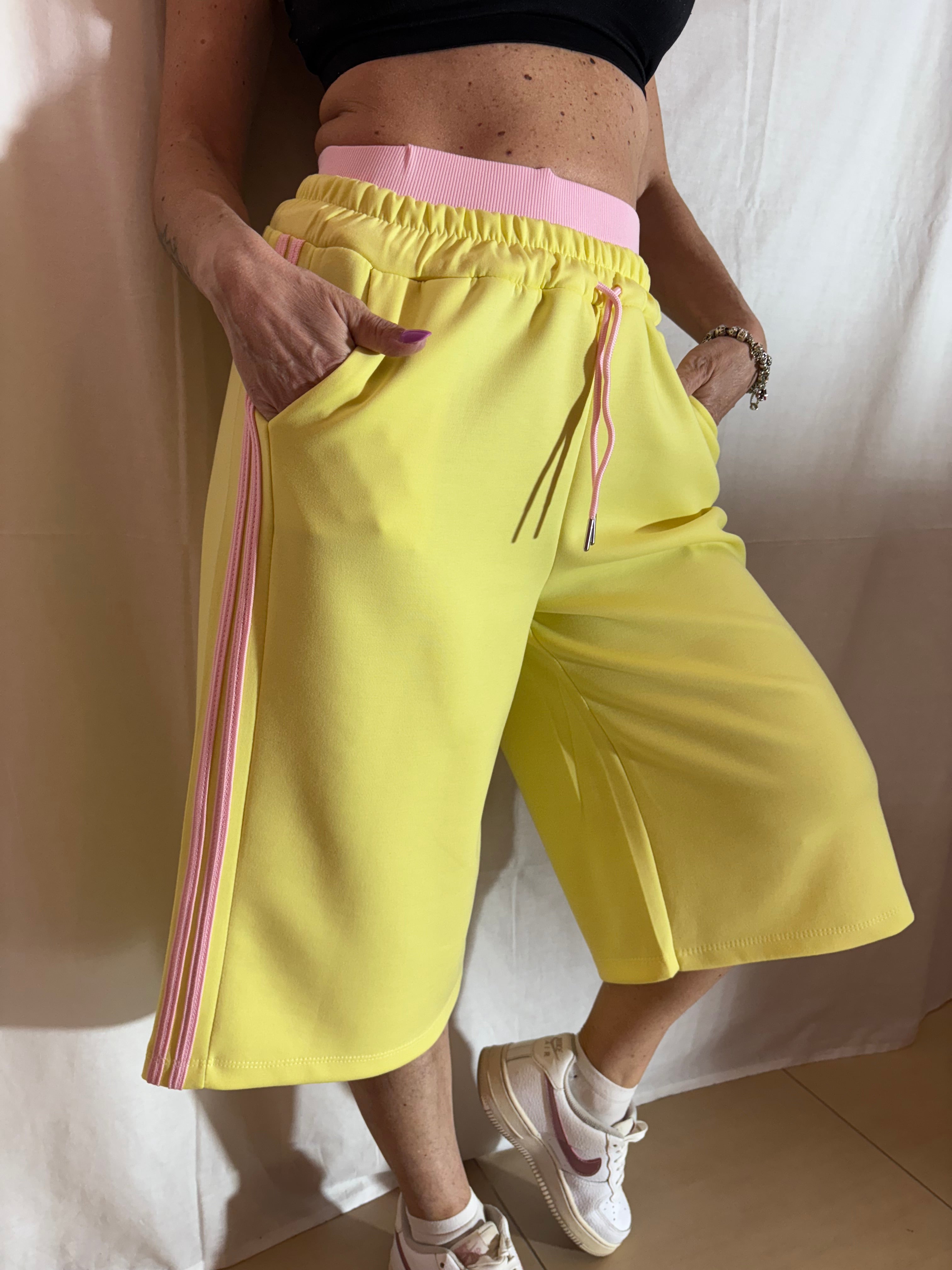 bermuda yellow&pink