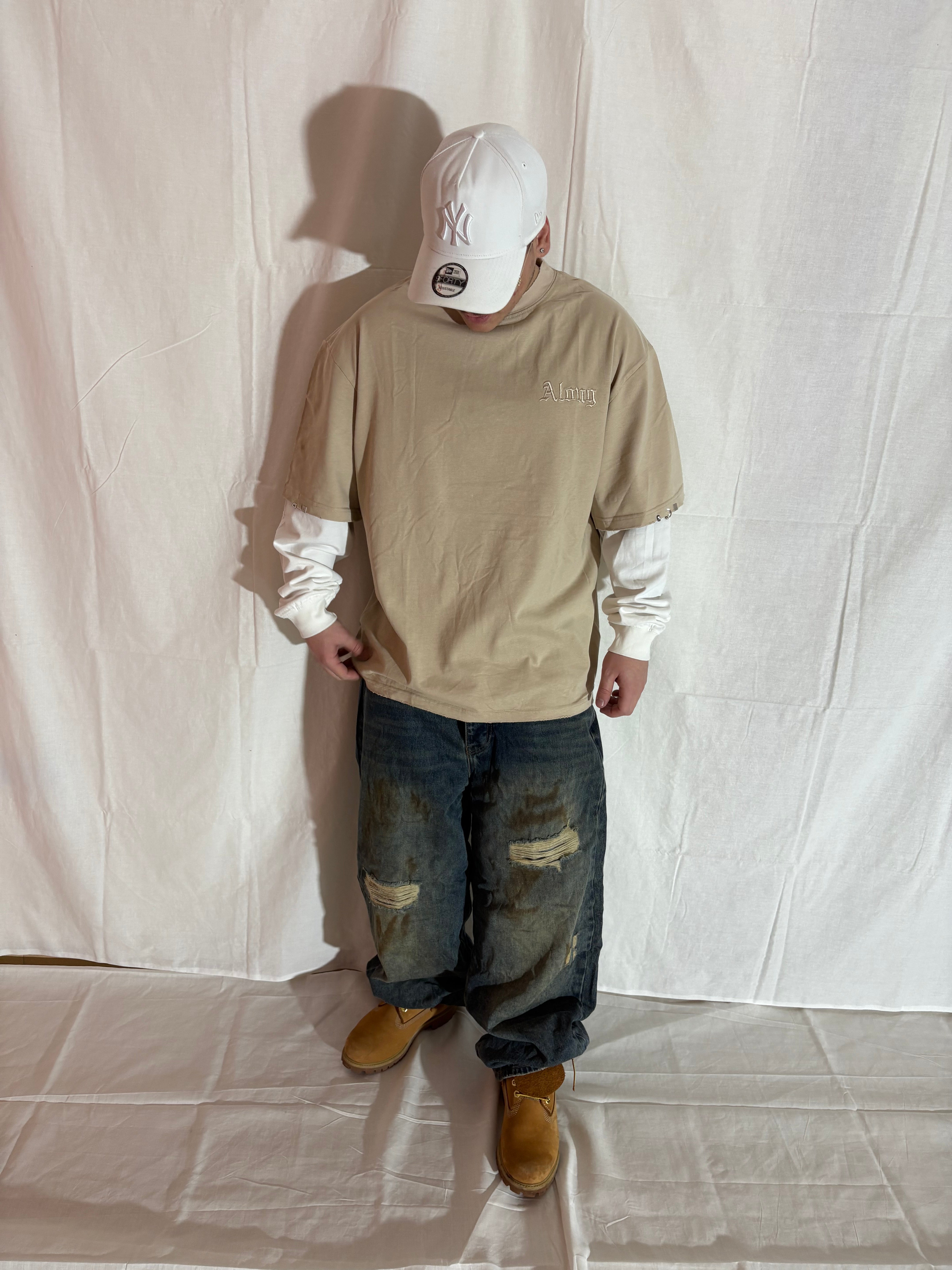 longsleeve beige Time