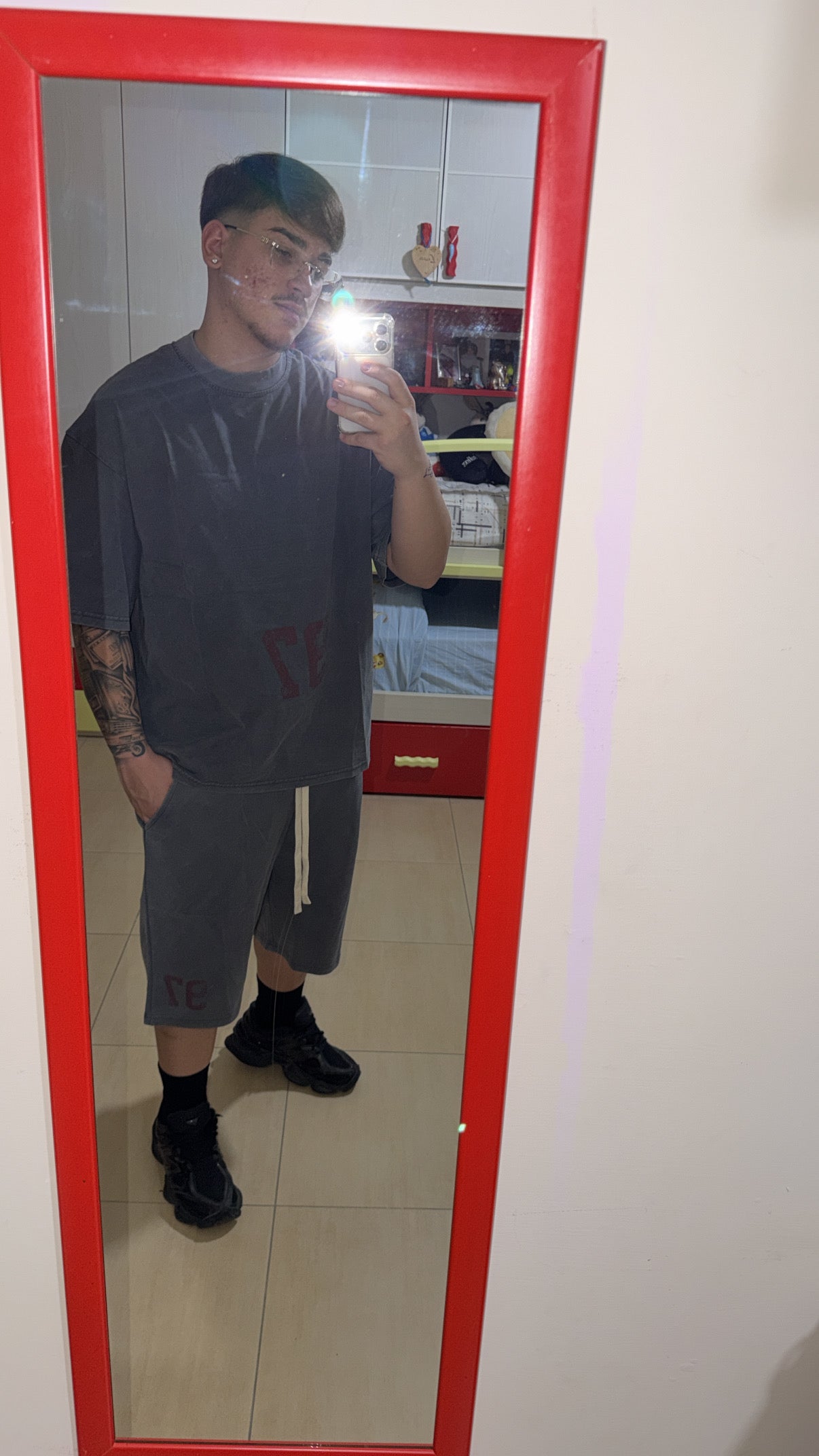 coordinato 97’ grigio