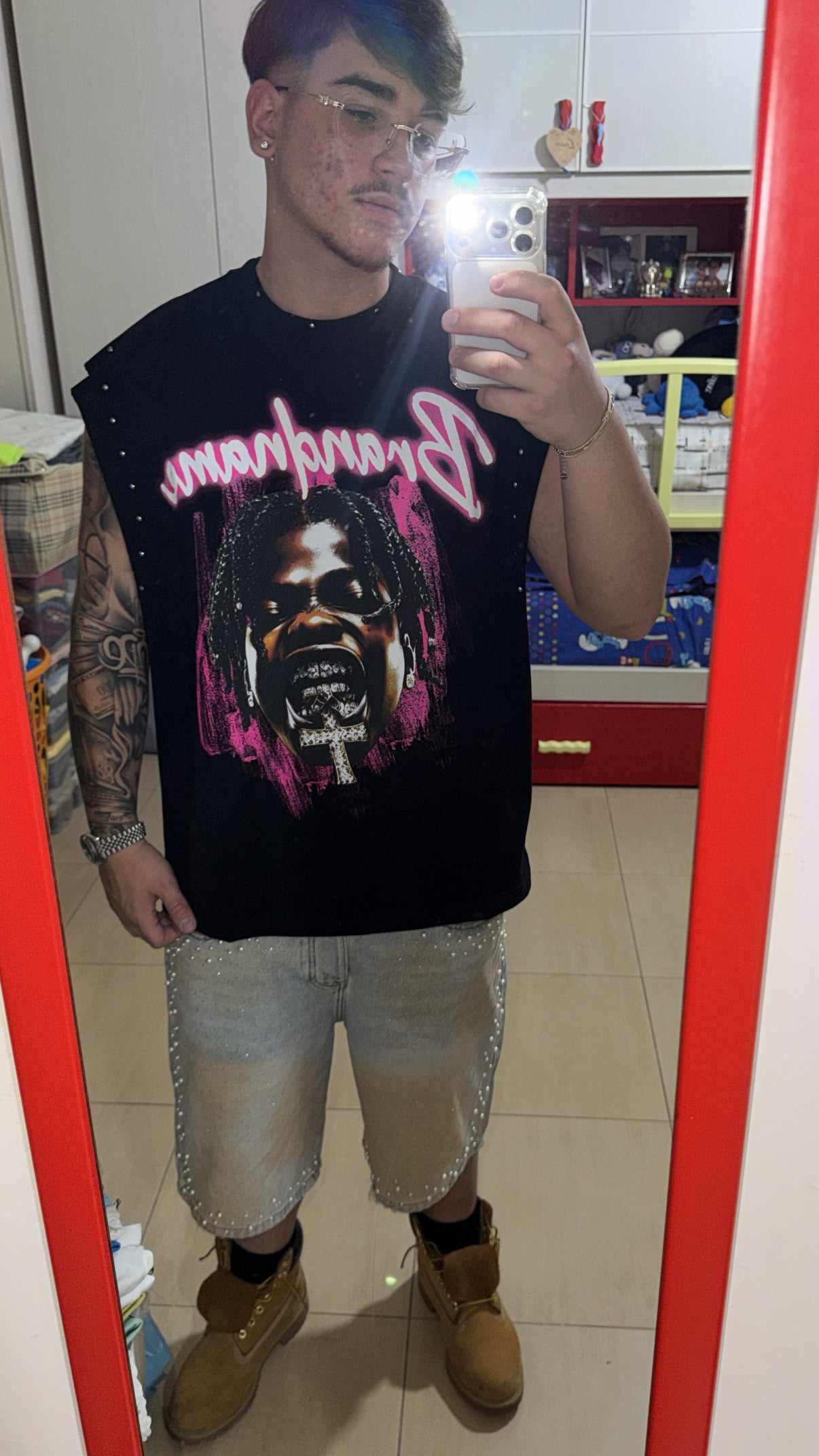 canotta borchie