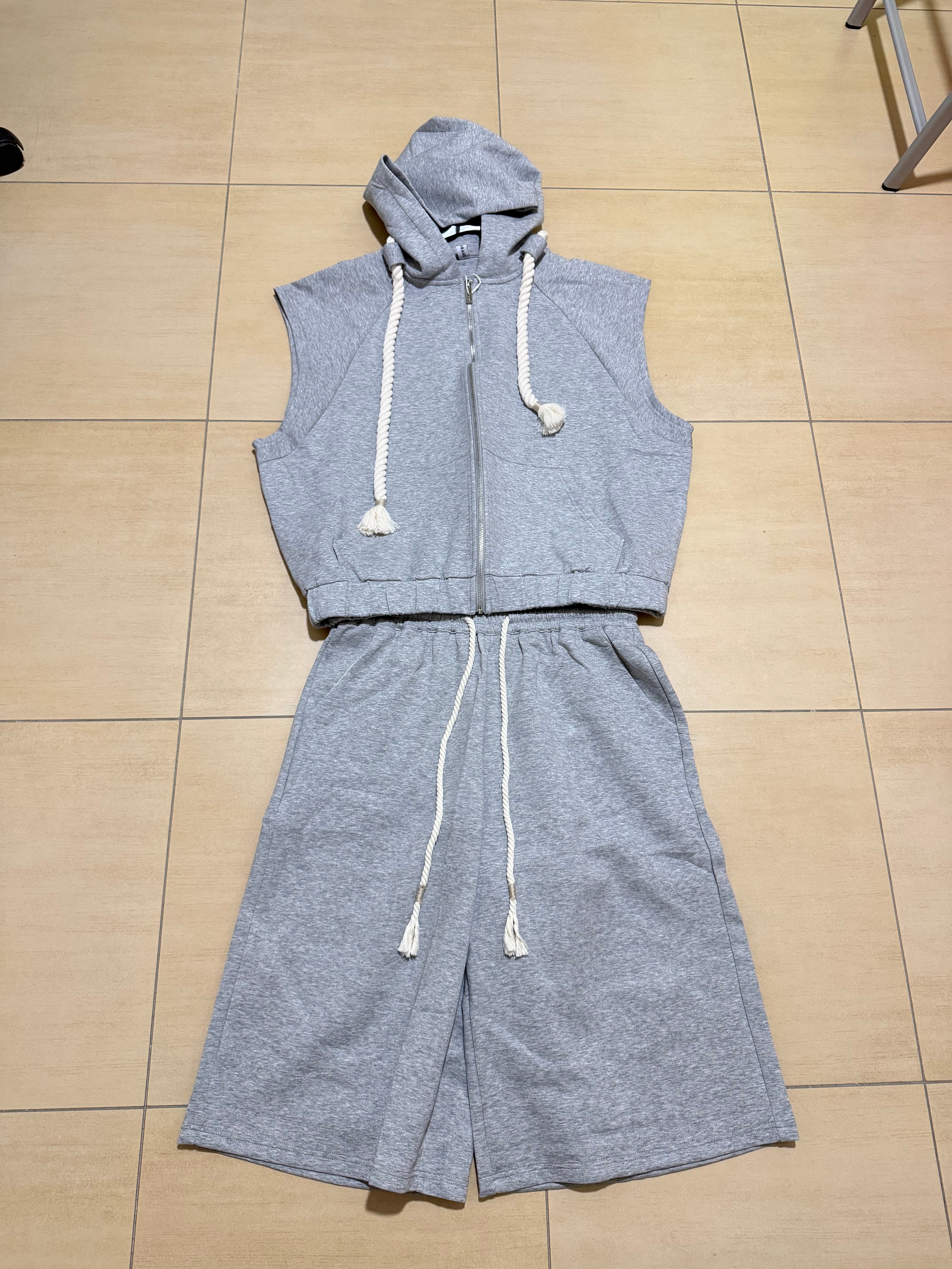 coordinato grey corda