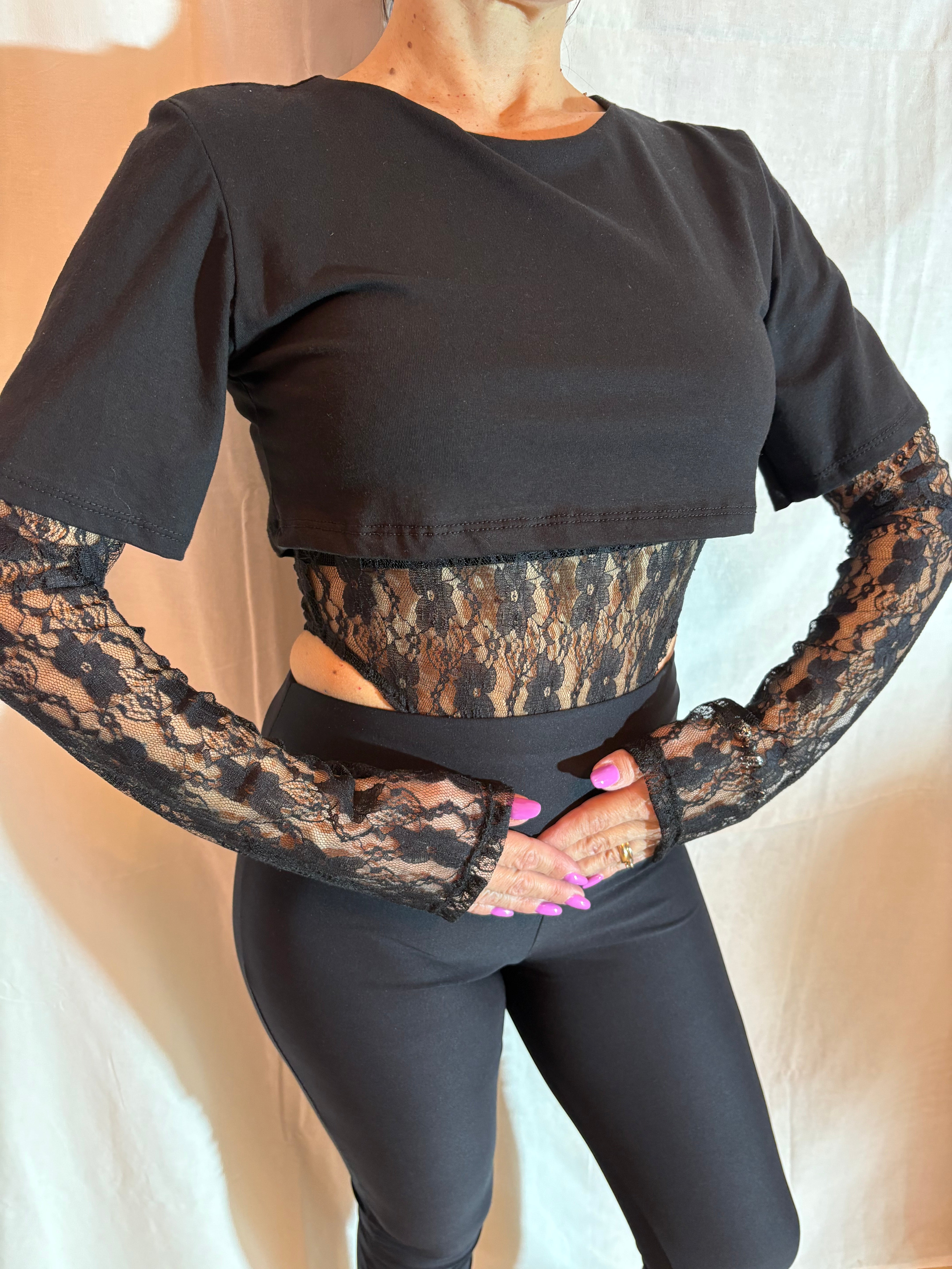body black merlettato