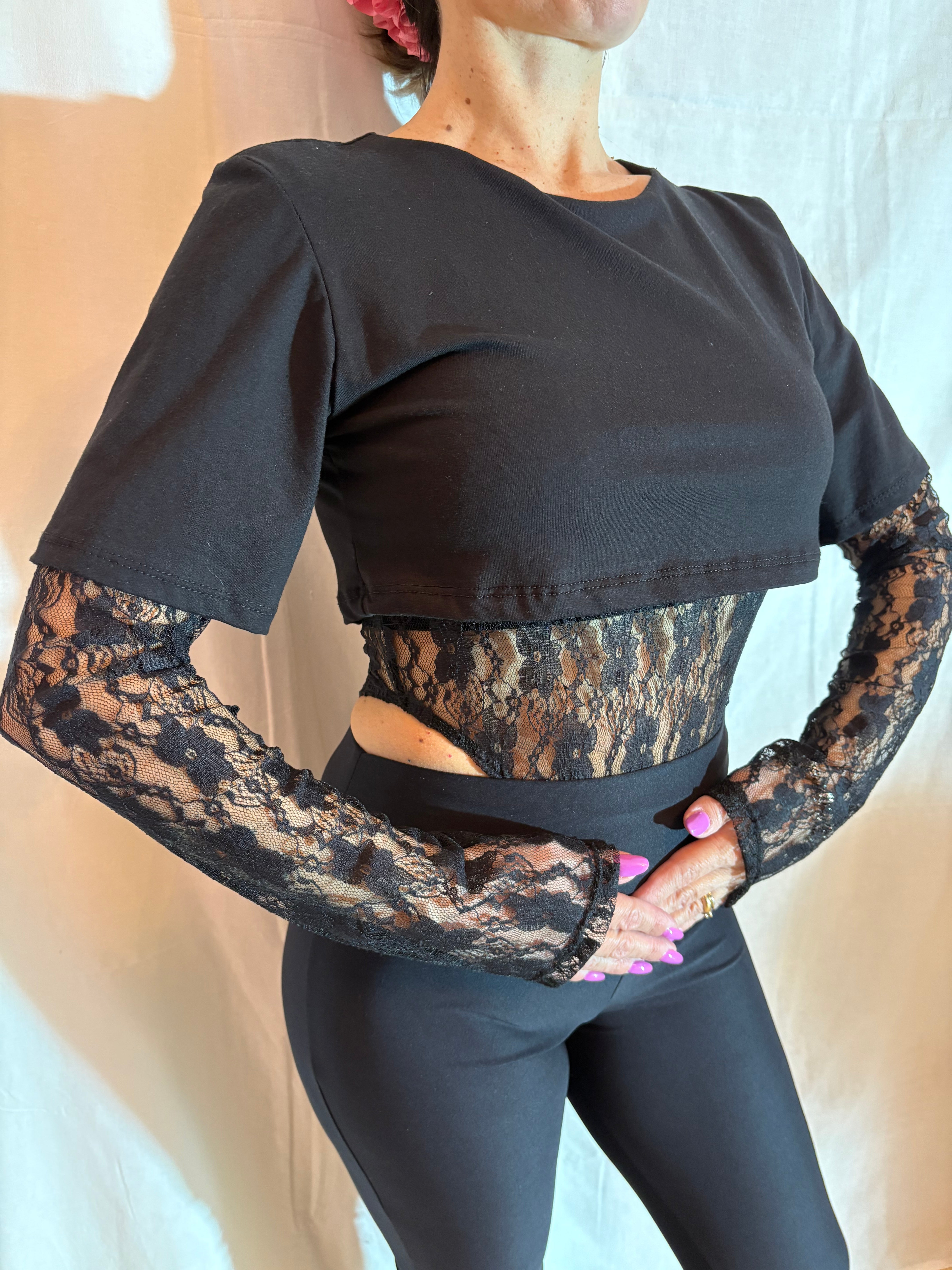 body black merlettato