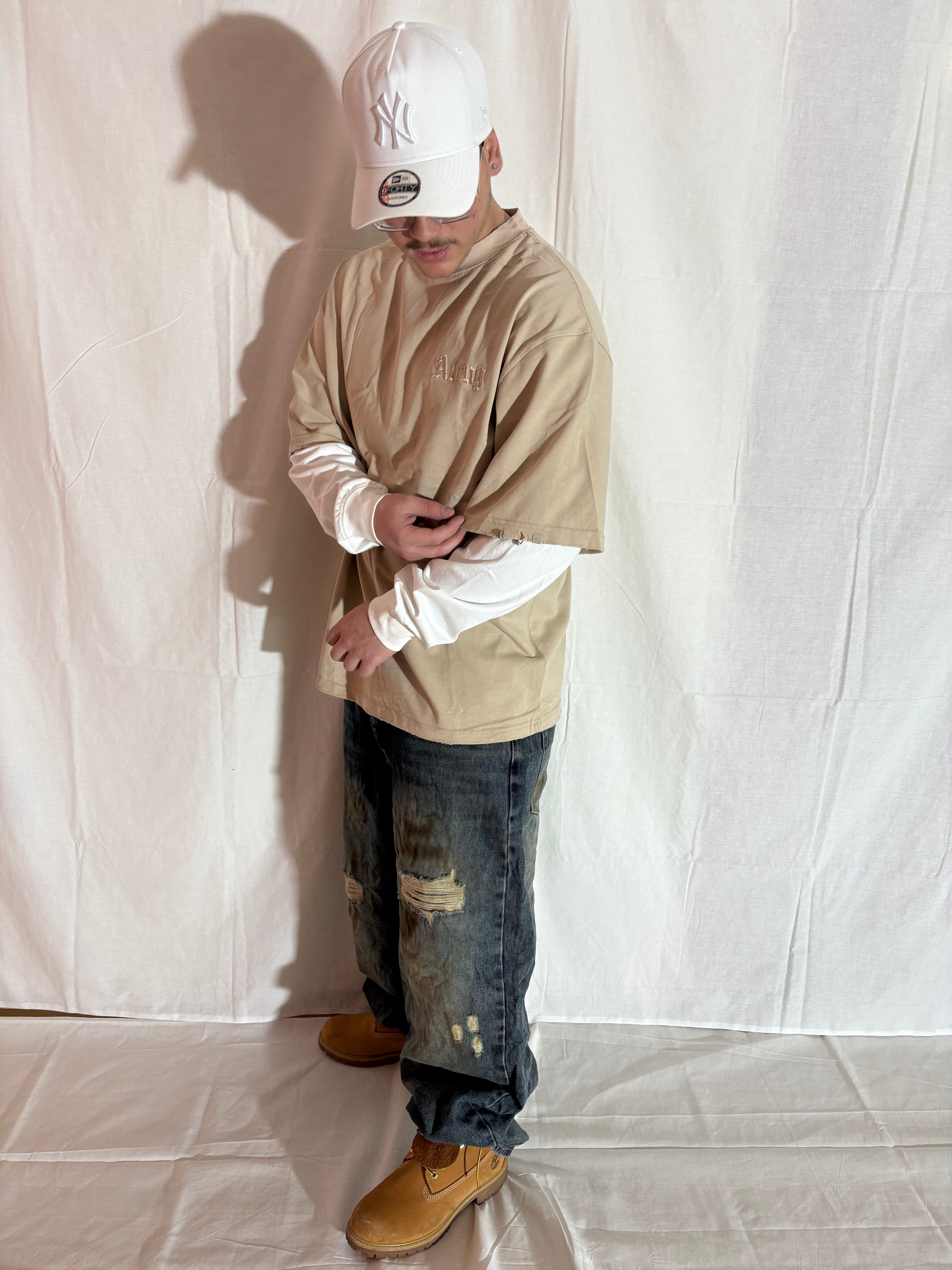 longsleeve beige Time