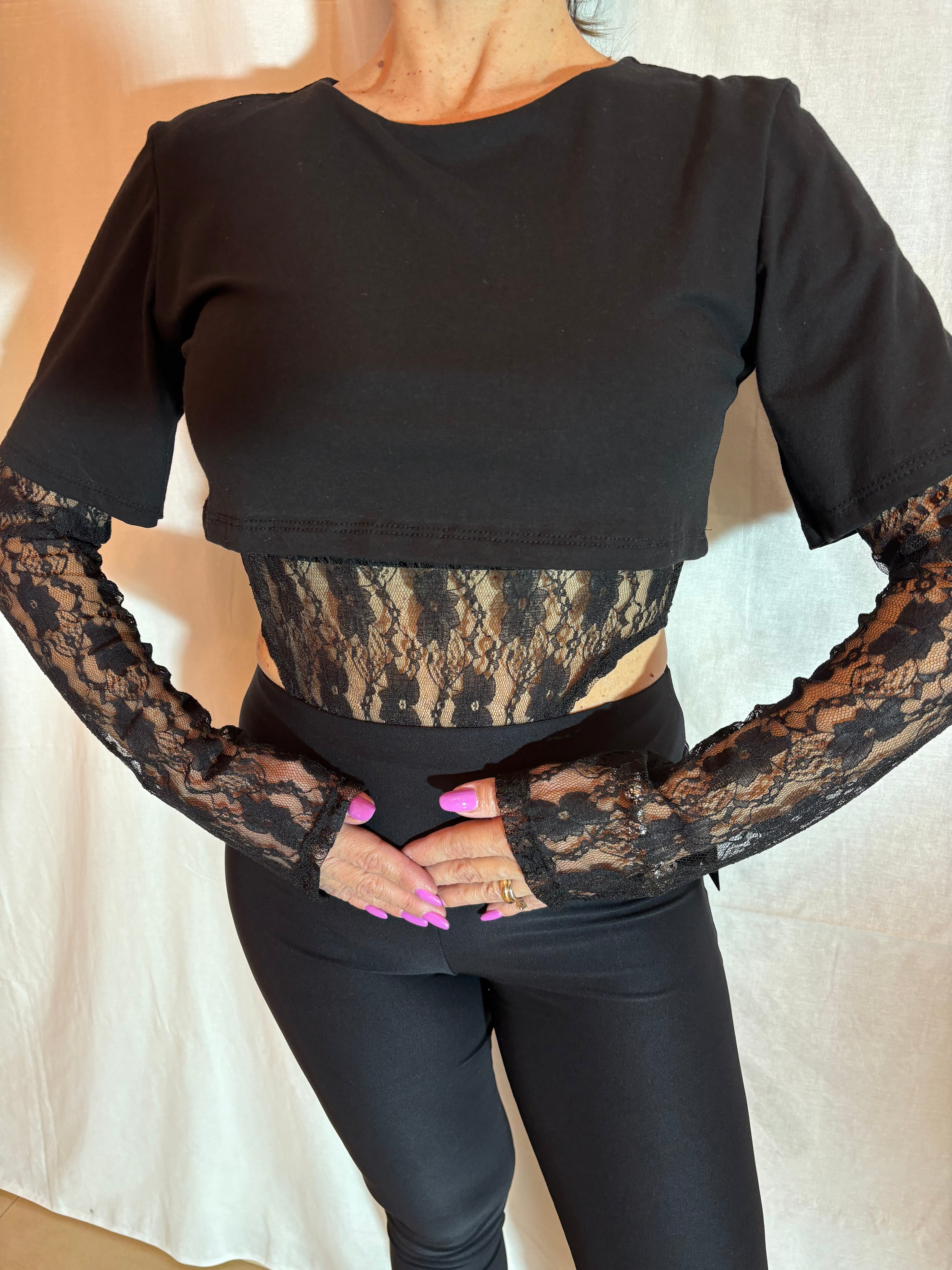 body black merlettato